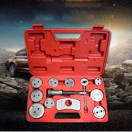 12Pcs/Set Disc Brake Caliper Wind Back Tool Kit with Magnetic Disc Brake Caliper Piston Pad Car Repair Tool Set Herramientas