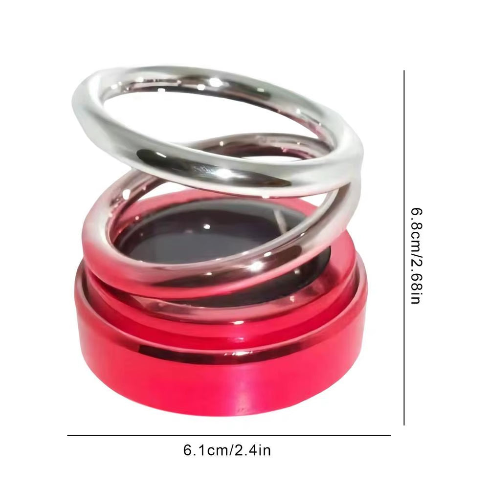 Car Rotating Perfume Ornaments Aromatherapy Car Air Fresheners Solar Powered Aroma Diffuser Car Decorations Accessories