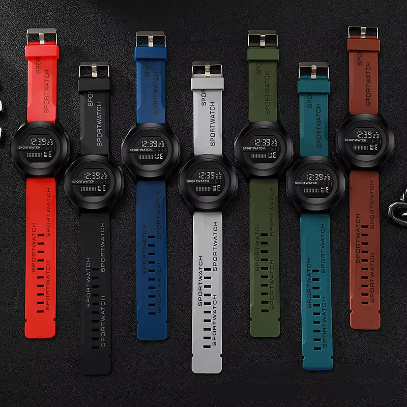 Sport Electronic Watch for Man Luxury Digital Wristwatch Stopwatch Luminous with Date Week Waterproof Men Watches