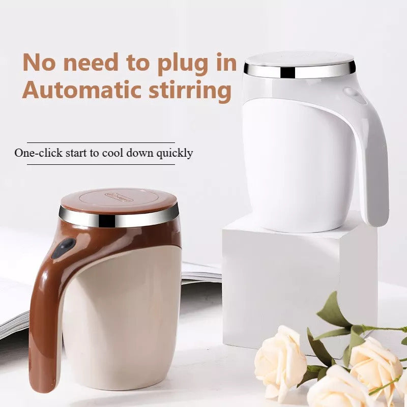 Rechargeable Automatic Self-Stirring Magnetic Cup – Smart Coffee Mixer