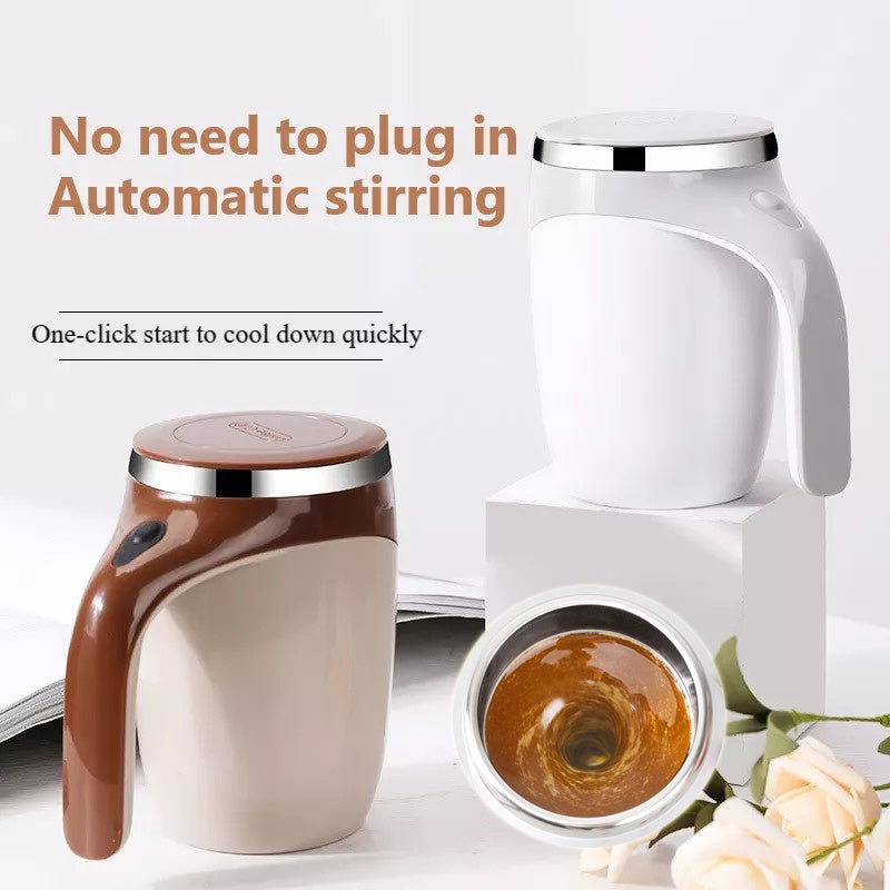 Rechargeable Automatic Self-Stirring Magnetic Cup – Smart Coffee Mixer